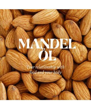 Herballand Organic Almond Oil - 250ml Cold-Pressed Vegan Cooking & Hair Care Oil - Natural Clean for Baking Salads & Skin - Buy Online on GoSupps.com