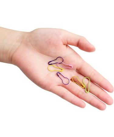 320pcs Colorful Metal Knitting Pins Stitch Markers Pear Shape Safety Pins with Storage Box - DIY Craft Making Kit for Sewing, Knitting, Crochet - 8 Colors - Buy Online on GoSupps.com