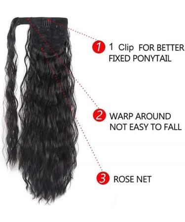 Hair Scrunchies Hair Bun Set Of 1 Synthetic Messy Bun Curly Wavy Wig Wraparound Ponytail Extensions Bun Hair Accessories for Women Women Hair Bun (Color : Q19-22h613 Size : 22in(55cm)) 22in(55cm) Q19-22h613 - Buy Online on GoSupps.com