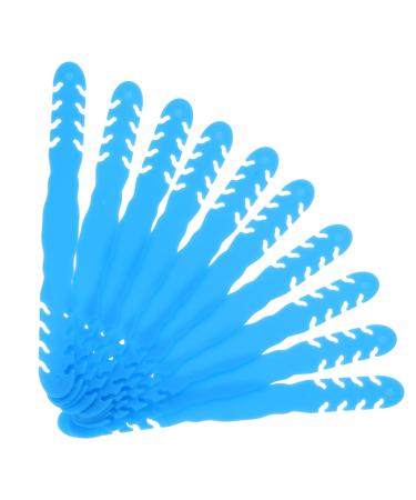 Minkissy 10st strain buckle for ears of the frail extensions Tap hook mask clip mask clip headband mask accessories disposable mask cable extension buckle 16.00x1.80x0.20cm