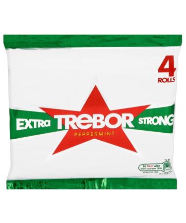 Trebor Peppermint extra fort (4 par paquet) - Paquet de 2