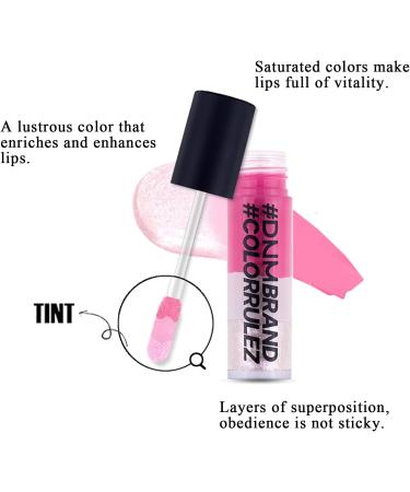 Lip Gloss Tinted Lip Balm Lip Oil Colour Changing Lip Balm Moisturising Lip Care With Natural Oils For 24h Moisture Care Natural Lip Protection Lip Repair Lip Tint Gift (Watermelon Cream) - Buy Online on GoSupps.com