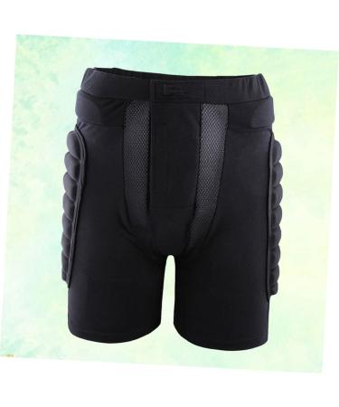Besportble 3D Padded Shorts for Skiing Skating & Hockey - Black Short Pants for Ultimate Comfort - Buy Online on GoSupps.com