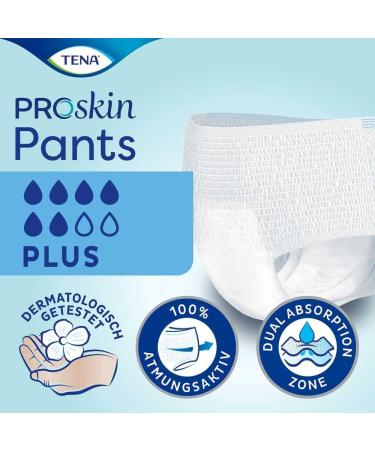 TENA PANTS Plus L for Incontinence - 14 Pieces | Best Price & Fast International Shipping - Buy Online on GoSupps.com