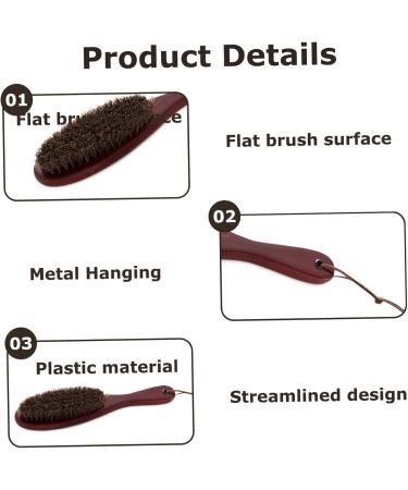 Clothes Brush Lint Remover - Premium Lint Brushes with Wood Handle for Clothing Furniture & Hat Cleaning - Easy Hanging Design for Effective Polishing & Waxing - Buy Online on GoSupps.com