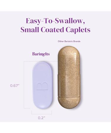 BariMelts Gastro Zen with Gastro-AD for GLP-1 Users and Bariatric Patients - Postbiotics for Heartburn Relief & Gut Health - 60 Smooth-Coated Caplets (1-Month Supply) - Buy Online on GoSupps.com