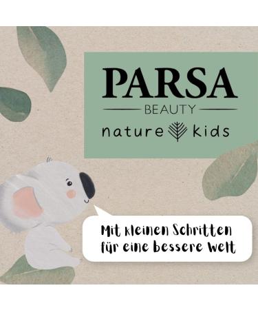Parsa Beauty Nature Kids Haarturban with Koala Ears | Eco-Friendly Oeko-Tex Microfiber Hair Towel for Quick Gentle Drying - Buy Online on GoSupps.com