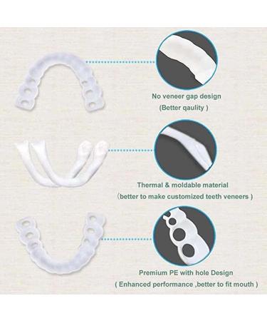 Buy 2 Pairs Temporary Dentures - Comfortable & Natural Solutions for Men & Women | Regain Your Confident Smile - Buy Online on GoSupps.com