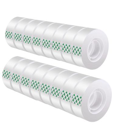 DHOOZ 16 Rolls Clear Tape for Gift Wrapping  Transparent Tape Refills  Premium Gift Wrapping Tape Rolls  Gift Tape  Gift Wrap Tape  Office Tapes Bulk for Wrapping Gifts  Desk Supplies  Home  School