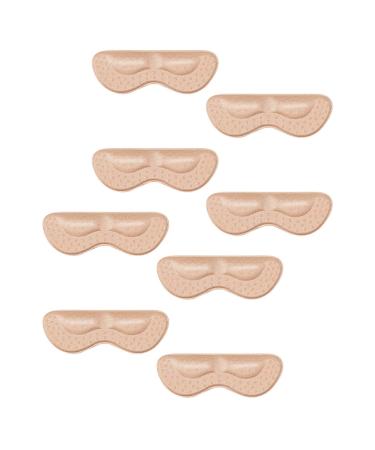 FRCOLOR 1 Set 4 Pairs Anti-wear Back Stickers Comfort Heel Pads Women Insoles for Shoes Heel Cushion Inserts for Women Heel Grips Liner Half Size Stickers High Elastic Sponge Soft
