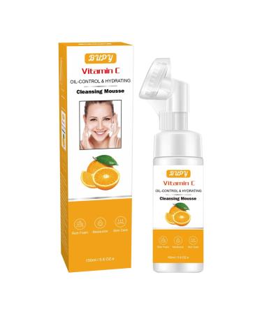 bellv Foaming facial cleanser with vitamin C powerful and brightening facial cleanser - Facial cleanser for most skin types - Facial cleanser for women