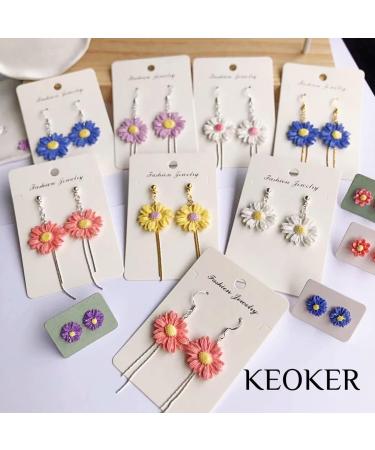 KEOKER Polymer Clay Flower Molds - Set of 2 for Jewelry Making & Earring Decoration - Buy Online on GoSupps.com