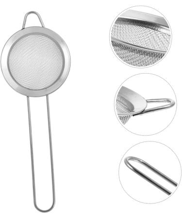 GANAZONO 6 Pcs Reptile Sand Shovel Reptichip Strainers Fine Mesh Pet Poo Shovel Silver Stainless Steel 20X7X3CMx3pcs Silverx3pcs - Buy Online on GoSupps.com