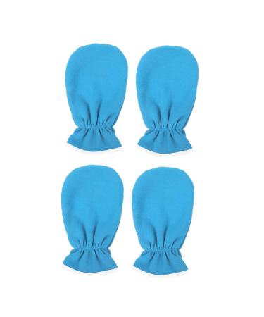 2 Pairs Maintenance Care Gloves Paraffin Bath Liners for Hand Wax Glove Manicure Cracked Hand Gloves Mittens Kids Work Gloves for Women Dry Hands Flannel Short Boots Women's Spa
