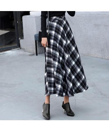 Elegant Boho A-Line Skirt | Folding Rock Casual Dress with Flower Pattern & Button Detail | International Shipping Available - Buy Online on GoSupps.com