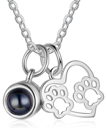 Personalized Albert Band Projection Photo Keychain | Custom Pet Paw Print Gifts for Women Girls Couples & More - Buy Online on GoSupps.com