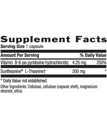 Country Life L-Theanine 200mg 60-Count (1 Pack) - Natural Stress Relief & Relaxation - Buy Online on GoSupps.com