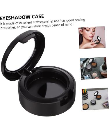 FOYTOKI 8pcs Box Empty Eye Shadow Box Makeup Travel Case Makeup Highlighter Cream Vials Makeup Cream Jar Abs 4x3.8cm Black - Buy Online on GoSupps.com