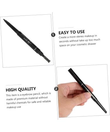 FOMIYES 3pcs Rotate Eyebrow Pencils Double Head Eyebrow Pencil To Rotate Lasting Chocolate 1 count (Pack of 1) Chocolatex3pcs - Buy Online on GoSupps.com