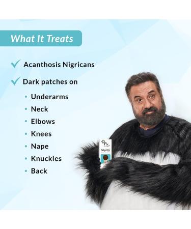 Body Cream for Acanthosis Nigricans | Lactic Acid & Retinol | Dark Spot Treatment for Neck Ankles Armpits & More - 50g - Buy Online on GoSupps.com