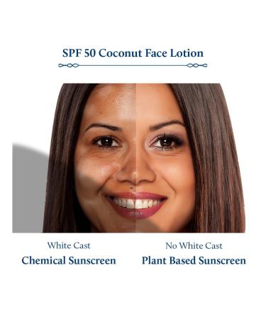 Buy Blue Nectar Coconut Sunscreen SPF 50 - No White Cast Plant-Based Lotion with Vitamin C for Glowing Skin | 18 Herbs 1.6 Fl Oz - International Shipping Available - Buy Online on GoSupps.com