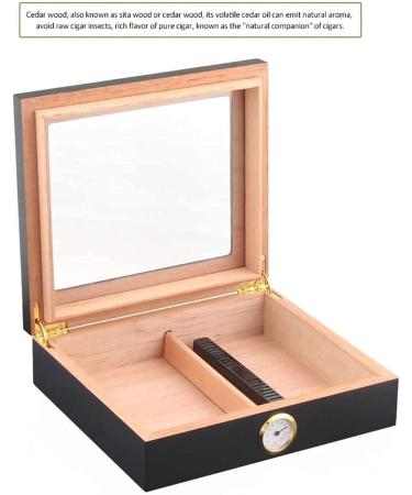 Cigar Boxs Humidors Cigar Humidor Cecigar Travel Humidor Box Portable Cigar Case Humidifier Hygrometer Cigar Humidor Box for Cigars - Buy Online on GoSupps.com