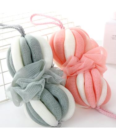 Milisten Body Scrub Loofah Sponge Set - 3Pcs Fluffy Bath Sponge for Essential Skin Care - Bulk Mesh Shower Pouf for Ultimate Relaxation - Buy Online on GoSupps.com