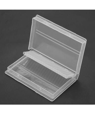 LANTRO JS Nail Drill Bits Holder with 20 Slots 3.8 2.5 0.4inches Grinding Head Bit Display Storage Box Rack Manicure Tool Salon Organizer and Storage - Buy Online on GoSupps.com