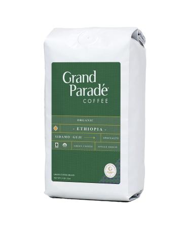 Grand Parade Coffee, 2 Lb Unroasted Green Coffee Beans - Organic Ethiopian Sidamo Guji - Grade 1 Single Origin - Specialty Arabica - Buy Online on GoSupps.com