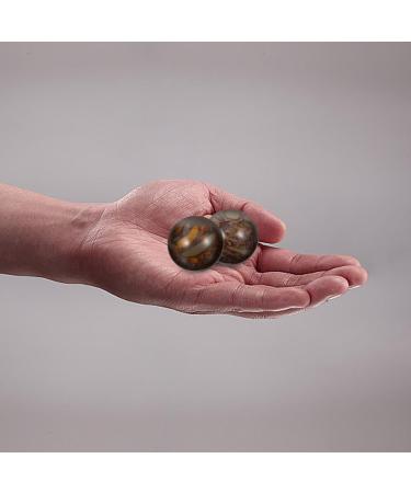 2 Pieces Baoding Balls - Hand Massage & Stress Relief Health Exercise Balls | Chinese Meditation & Finger Fitness Tool (25mm) - Buy Online on GoSupps.com