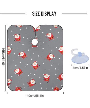 Waterproof Cartoon Santa Barber Cape - Cheetah Haircut Bib for Men & Unisex | Shop Internationally - Buy Online on GoSupps.com