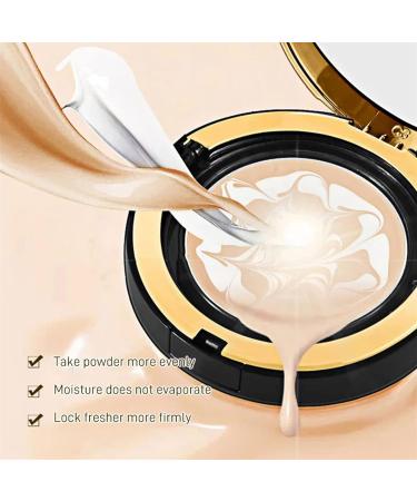 Water Bead Tricolor Latte Concealer Cushion MZV Bb Cream Waterproof Foundation Brightens Dull Skin (Natural White) - Buy Online on GoSupps.com