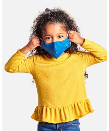 Tommie Copper Kids Face Masks - Double Lined Ear Straps & Nose Wire Pack of 2 (Cobalt Blue & Adrenaline Red) - International Shipping Available - Buy Online on GoSupps.com