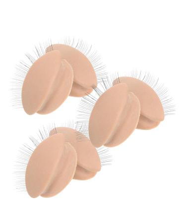 Buy FRCOLOR 9 Pairs Lash Practice Module - Eyelash Extension Kit with Replaceable Fake Eyelids for Training - International Shipping Available - Buy Online on GoSupps.com