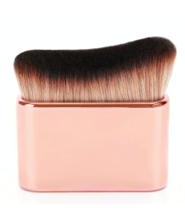 Body Makeup Brush Self Tanner Brush Kabuki Brush for Body Tanning Brush for Tan Body Makeup Brush for Leg Bronzer Brush Makeup Brush Fake Tan Tanning Brush (Pink Rose Gold)