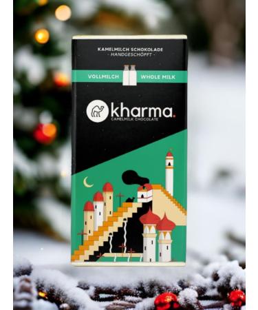 2 Bars of Kharma whole camel milk chocolate made in Austria by a master craftsman - Buy Online on GoSupps.com
