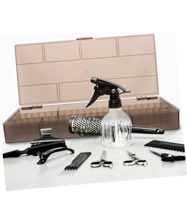 PopetPOP Hairdressing Box Scissors Organizer & Hair Tool Case Plastic Container for Clips Combs & Accessories - International Shipping - Buy Online on GoSupps.com