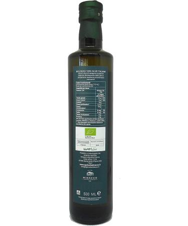 100% Italian Organic Extra Virgin Olive Oil 1 Bottle 500 Ml - Buy Online on GoSupps.com