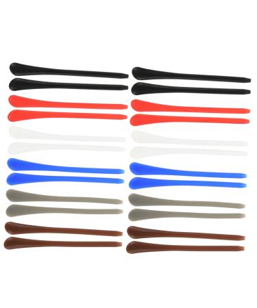 Lurrose 12 pairs of glasses accessories glasses leg cover glasses ear pads.