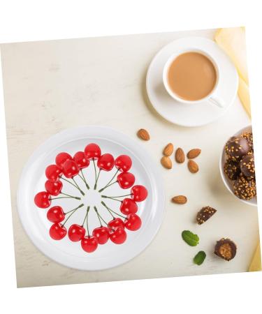 ABOOFAN 20 Pcs Artificial Cherry Artificial Foods Photo Props Fake Cherry Model Display Fruit Models Realistic Fruits Cherry Play Kitchen Fruit Toy Child Plastic Top Hat Kitchen Cabinet - Buy Online on GoSupps.com