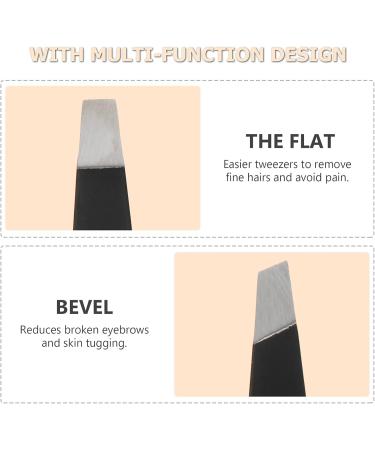 Fomiyes Precision Eyebrow Tweezers - 2 Pack Gun-Shaped Steel Tweezer Set for Perfect Hair Removal - Ideal for Women - Buy Online on GoSupps.com