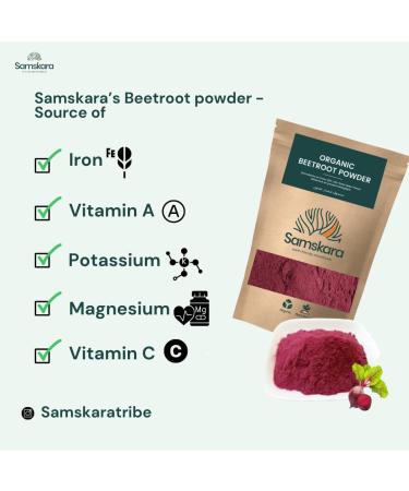 Beetroot Powder | Organic Organic | Beetroot Powder | Organic Organic | Samskara food for thought (1 kg) - Buy Online on GoSupps.com