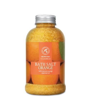 Orange Bath Salts w/Natural Orange Essential Oil 21.16 Oz - Good for Beauty - Bathing - Body Care - Wellness - Spa - Bath