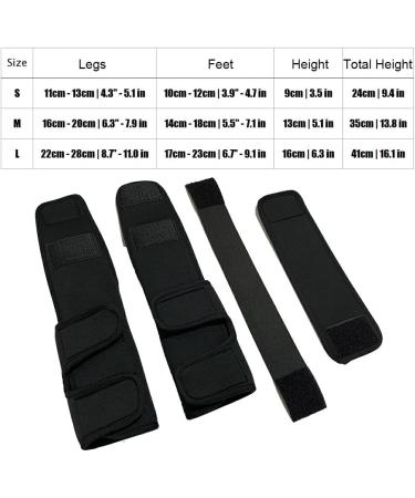 SUDNJIALQ Dog Shoulder Protector Durable And Safe Convenient Polyester Dog Elbow Protector Brace Protector Black L L Black - Buy Online on GoSupps.com