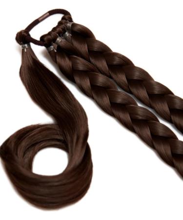 Lullabellz Grande Double Up Hair Braid 26-Inch Length Choc Brown - Buy Online on GoSupps.com