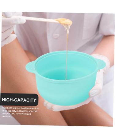 Beavorty 5-Stack Wax Melts Silicone Mixing Bowl for Hair Removal | Durable Silicone Wax Bean Shells & Child-Safe Wooden Pebble Gel - Buy Online on GoSupps.com