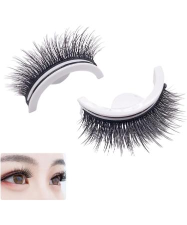 Self Adhesive Eyelashes Waterproof Thick False Lash Reusable Bushy Fluffy Eyelashes 1Pair. Bushy Style - Buy Online on GoSupps.com