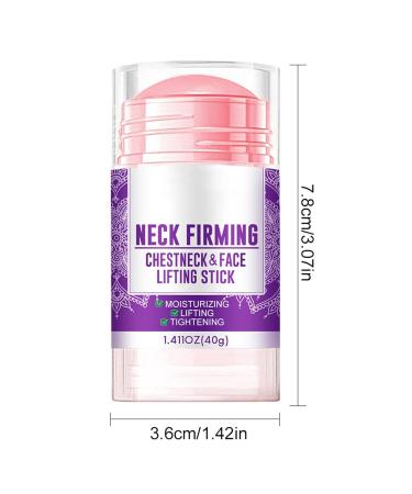 Neck Lifting Stick for Women Firming Tightening Cream Hydrating Moisturizer Nourishing Beauty Care Tool Long Lasting Portable 1Pc Purple One Size One Size Purple - Buy Online on GoSupps.com