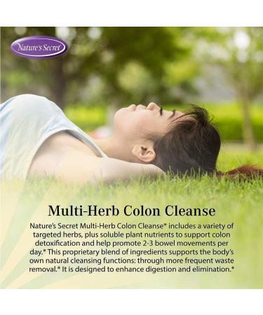 Nature's Secret Multi-Herb Colon Cleanse 275 Count - Buy Online on GoSupps.com