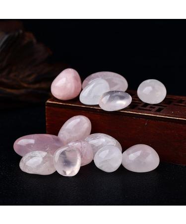 Natural Pink Powder Crystal Gravel Rock Madagascar Rose Quartz Raw Gemstone Specimen Decoration Stone Stone Crystal Reiki 100g 10-30mm - Buy Online on GoSupps.com
